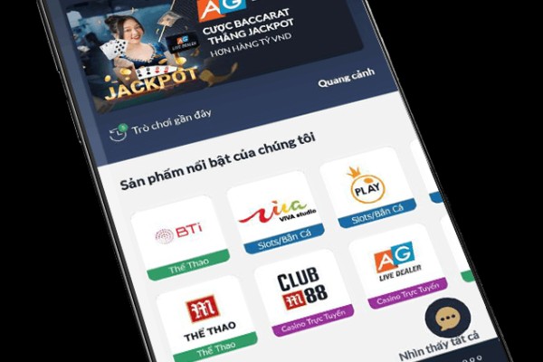 Giao diện ứng dụng di động Vin55 Win55 thân thiện