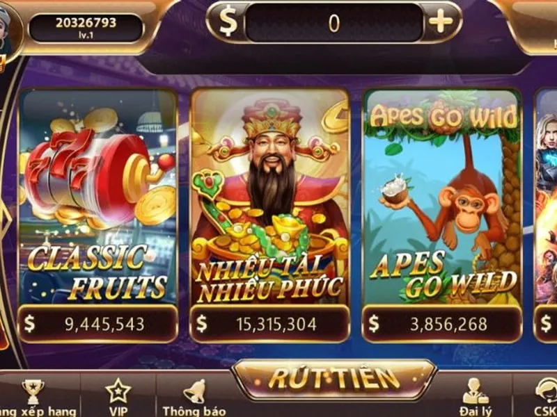 Trò chơi nổ hũ và slot game đa dạng