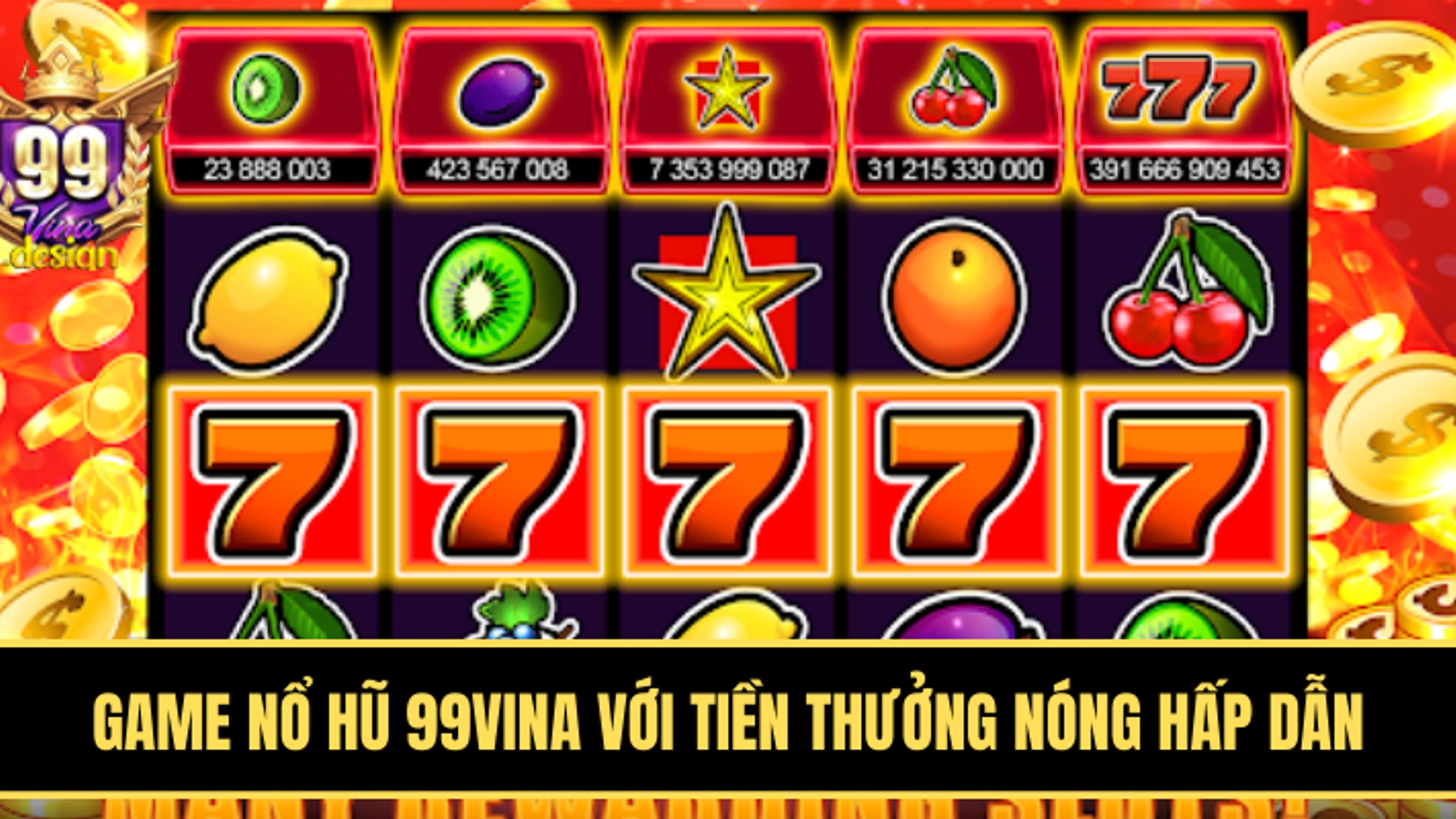Hình nền banner khuyến mãi với các biểu tượng tiền thưởng và ứng dụng di động