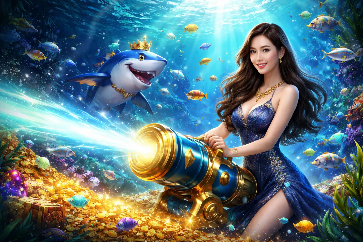 Hướng dẫn loài cá Boss trong game bắn cá Vin55