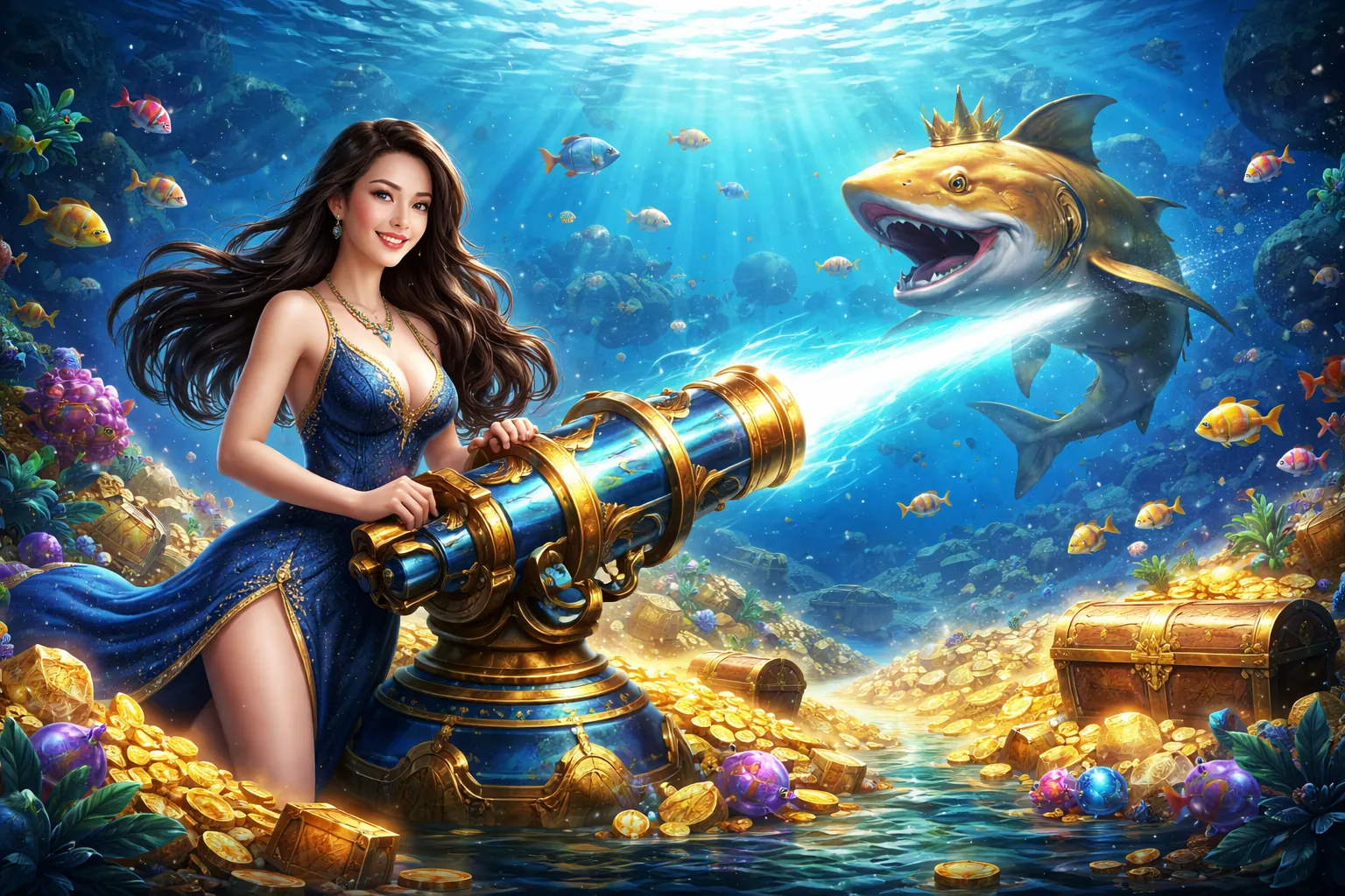 Hình ảnh chiến thuật game bắn cá Vin55