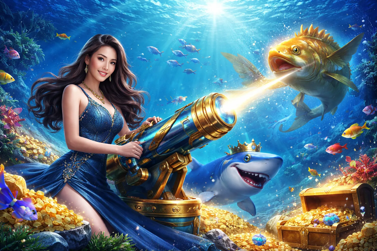 Hướng dẫn nâng cấp vũ khí bắn cá Vin55