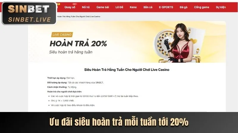 Khuyến mãi nạp lần đầu Vin55